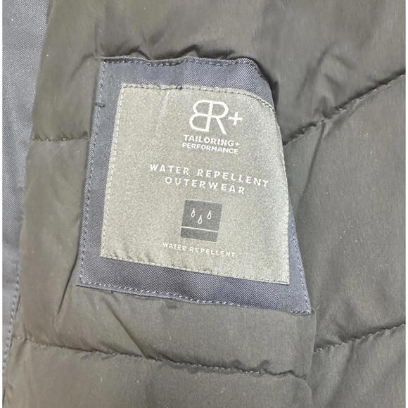 Banana Republic Performance Mens M Water Repellent Coat Preppy Blue Travel - Picture 7 of 8